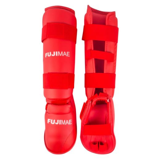 Shin & Foot Protectors Blue/Red